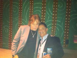 Eddie Money and good friend and concert promoter Eddie Pannutti at the House of Blues.